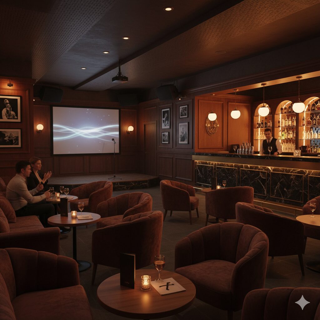 落ち着いたカラオケバー